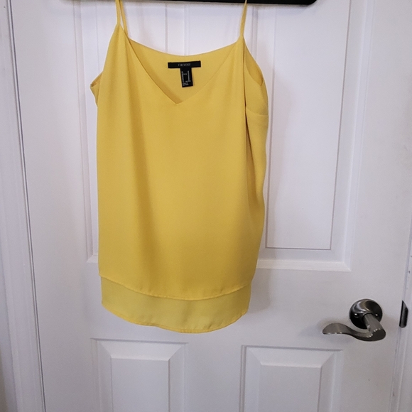 Forever 21 - Yellow V-Neck Top - Picture 3 of 5
